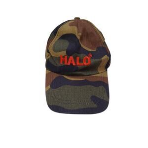 Halo Camouflage Mens Baseball Hat Strapback Clasp Hunting Gorpcore Outdoors Camo
